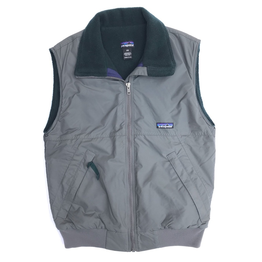 Patagonia Fleece Lined Synchilla Nylon Shell Vest